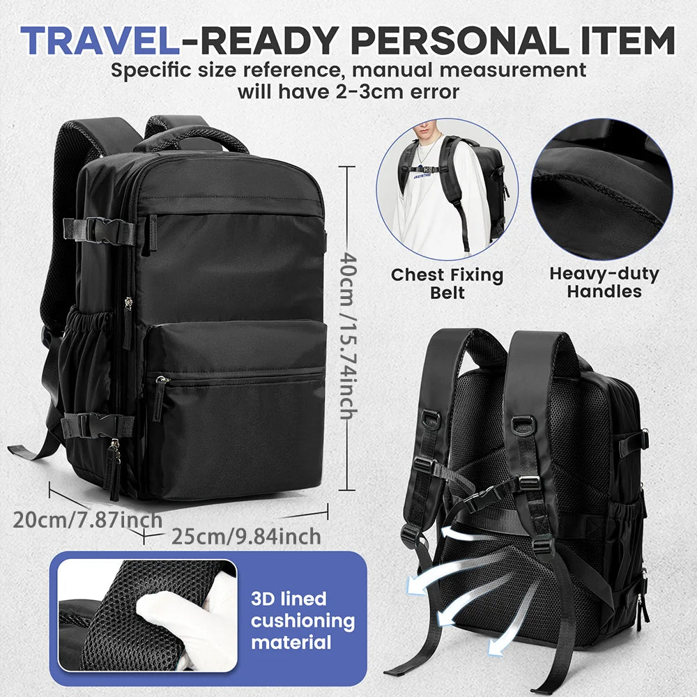 Men Vacuum Compression Backpack